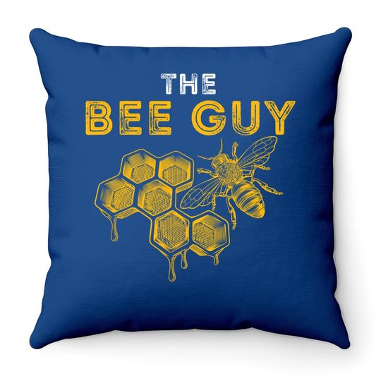 The Bee Guy - Bee Lover Beekeeping & Beekeeper Throw Pillow