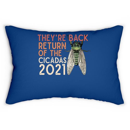 Cicada Lumbar Pillow They're Back Return Of Cicadas 2021