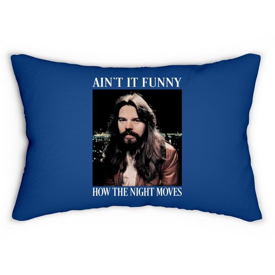 Funny Bob Art Seger Love Rock And Roll Legends Live Forever Lumbar Pillow