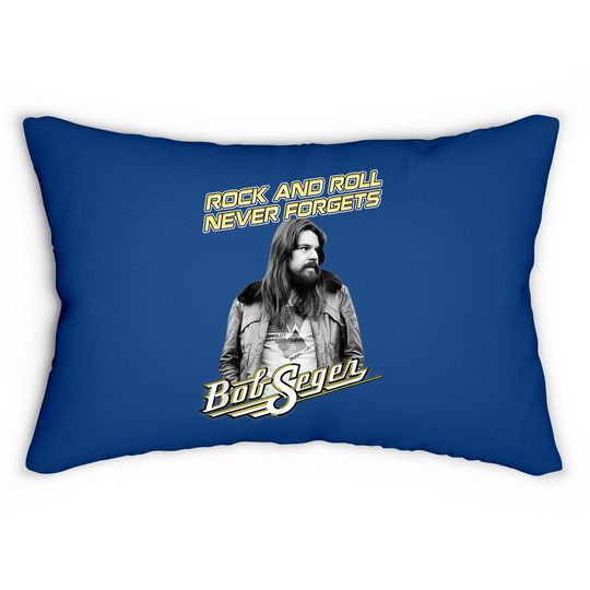 Vintage Bob Arts Seger Rock And Roll Gift For Fan And Lovers Lumbar Pillow