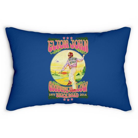 Tiwywln Elton John Goodbye Yellow Brick Road Fashion Lumbar Pillow
