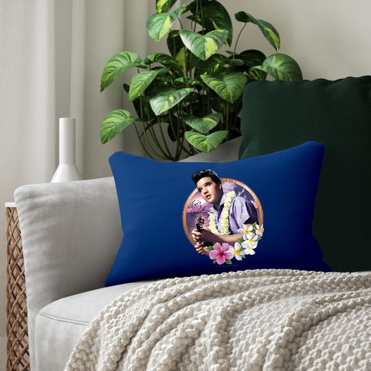 Elvis Presley Luau King  lumbar Pillow