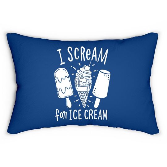 Ice Cream Lumbar Pillow