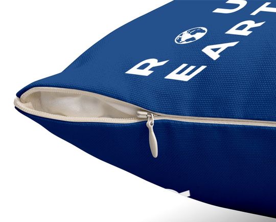 Round Earther Throw Pillow Anti Flat Earth The Earth Is Round