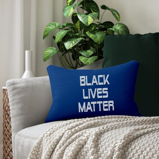 Black Lives Matter Blm Lumbar Pillow