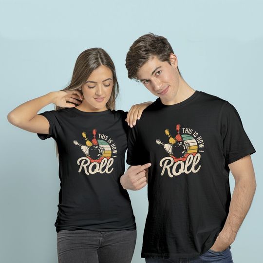 This Is How I Roll Retro Bowling Bowler Gift T-Shirt