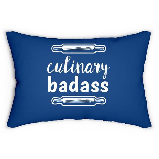 Culinary Badass Funny Cooking Lumbar Pillow Culinary Lumbar Pillow