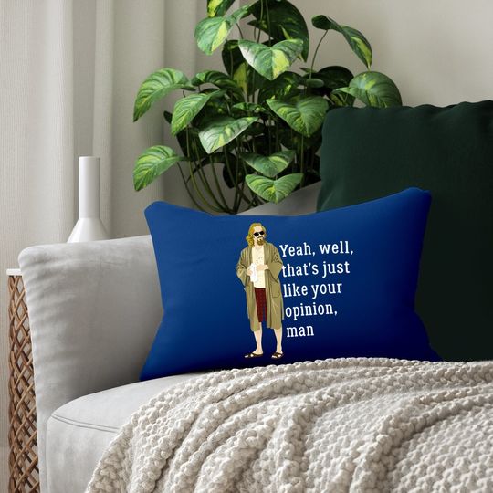 The Big Lebowski The Dude Yeah Lumbar Pillow