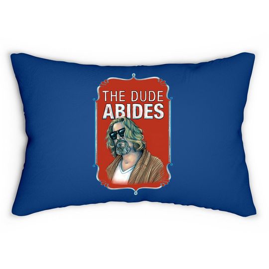 The Big Lebowski The Dude Abides Lumbar Pillow