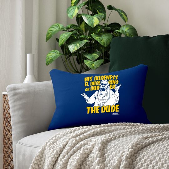 The Big Lebowski The Dude  lumbar Pillow