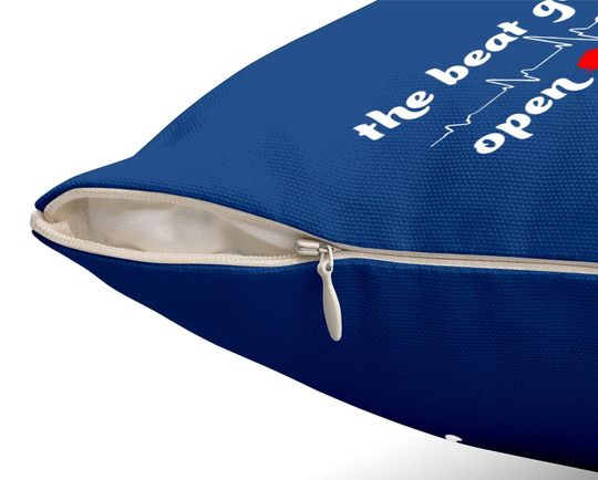 Post Heart Surgery Bypass Recovery Throw Pillow Open Heart Warrior