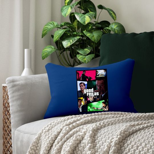 Goodfellas Poster Version Gta Lumbar Pillow