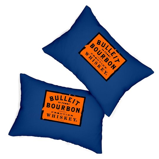 Bulleit Bourbon Frontier Whiskey Lumbar Pillow Wine