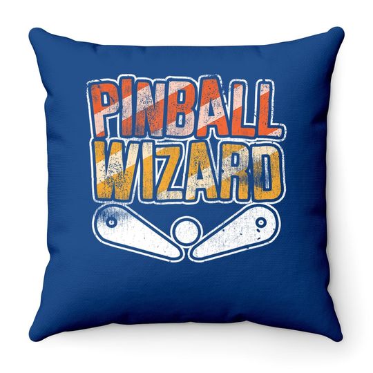 Pinball Throw Pillow For Pinball Wizard