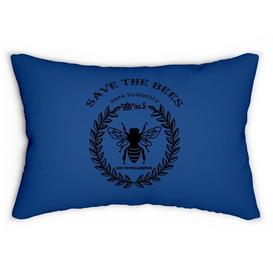 Save The Bees Lumbar Pillow Beekeeper Lumbar Pillow For Letter Print Environment Lumbar Pillow Summer Casual Beekeeping Tops