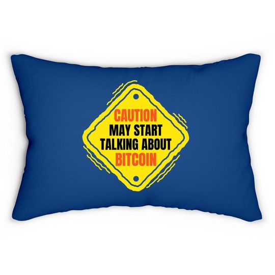 Cryptocurrency Humor Gifts | Funny Meme Quote Crypto Bitcoin Lumbar Pillow