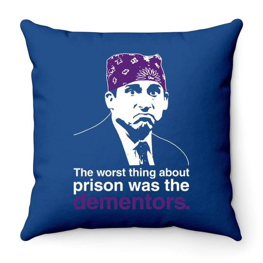 Prison Mike Throw Pillow
