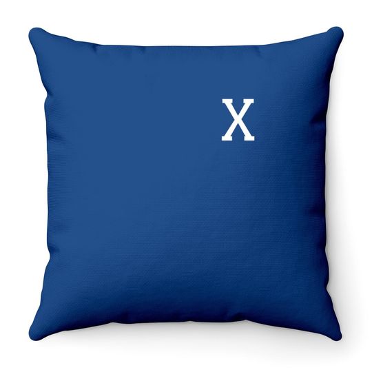 X Educated Black Rights Activist Throw Pillow African Americn Throw Pillow