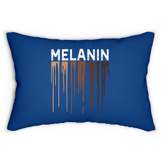 Drippin Melanin Lumbar Pillow For Pride Lumbar Pillow