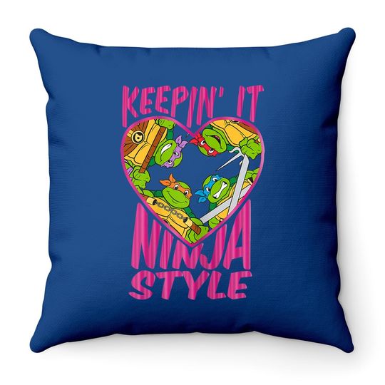 Teenage Mutant Ninja Turtles Keepin' It Ninja Style Throw Pillow