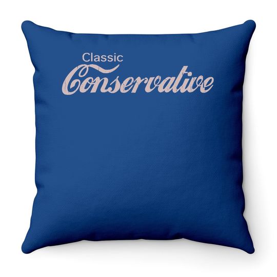Classic Conservative Throw Pillow
