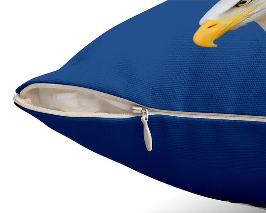 Bald Eagle Throw Pillow Bald Eagle Bird Face Throw Pillow