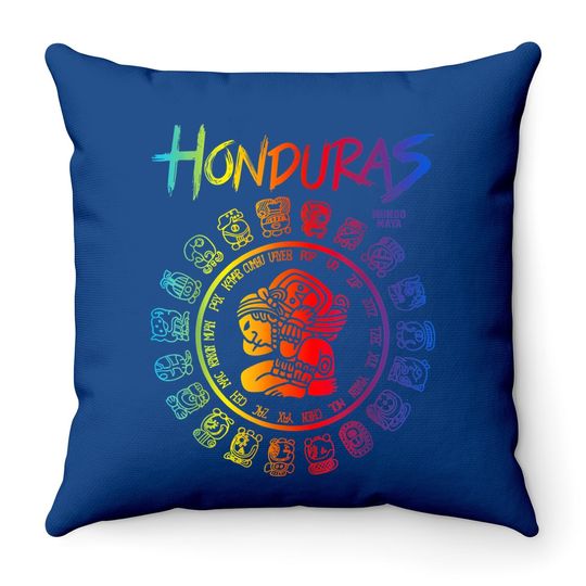 Honduras Calendario Maya Throw Pillow