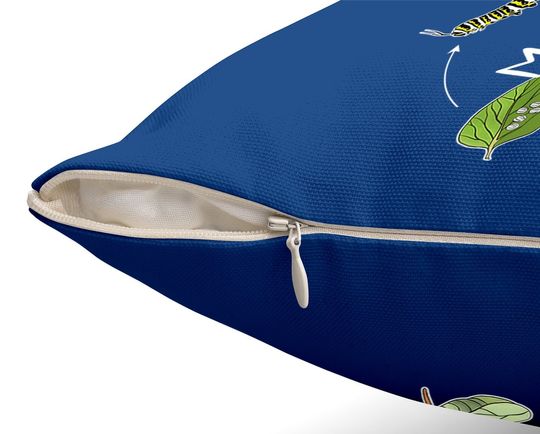 Monarch Life Cycle - Butterfly Caterpillar Gift Throw Pillow