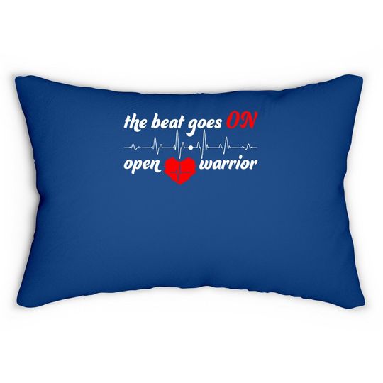 Post Heart Surgery Bypass Recovery Lumbar Pillow Open Heart Warrior