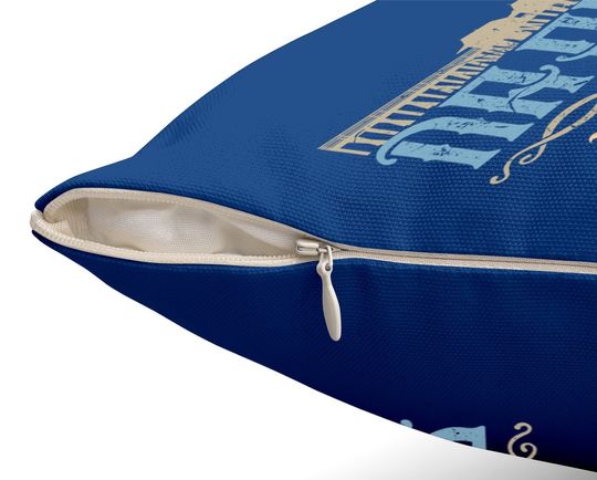 Distressed Graphic Naples Pier Florida Throw Pillow