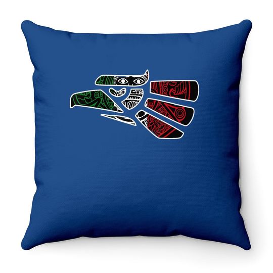 Hecho En Mexico Aztec Calendar Mexican Eagle Throw Pillow