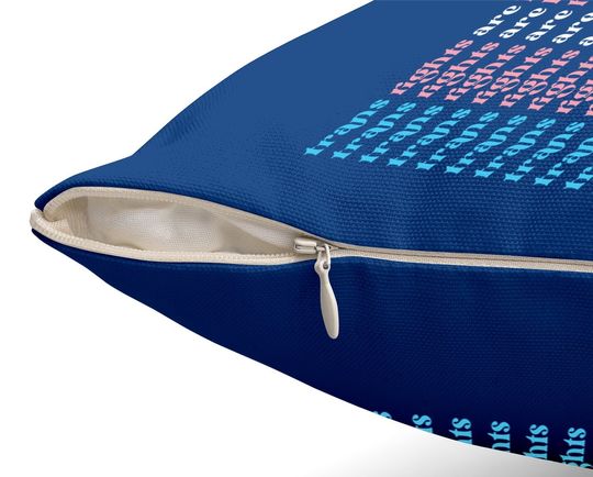 Trans Rights Are Human Rights Throw Pillow