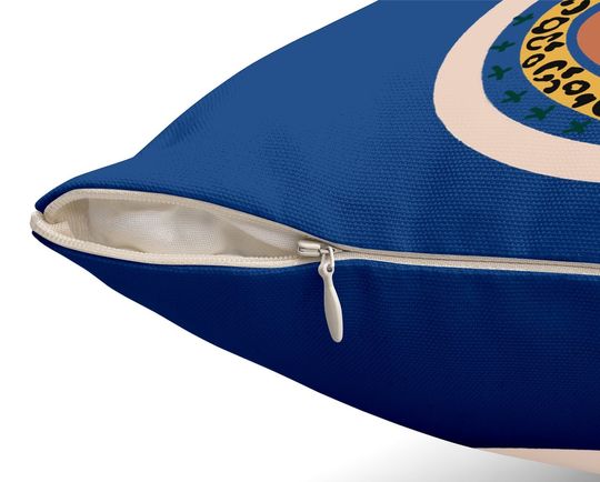 Be The Light Boho Rainbow Christian Scripture Religious Throw Pillow