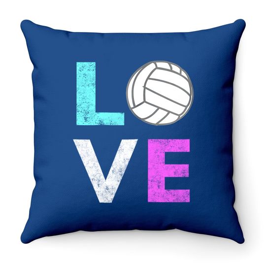 Love Volleyball Best Throw Pillow