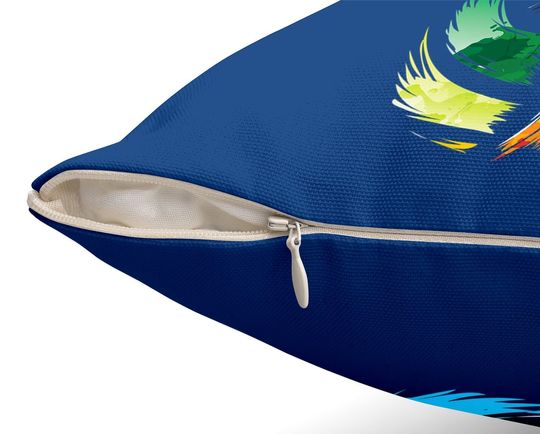 Colorful Volleyball Colorsplash Ball Throw Pillow