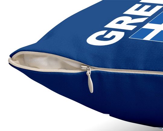 Greece Flag Greek Ellada Flags Travel Throw Pillow