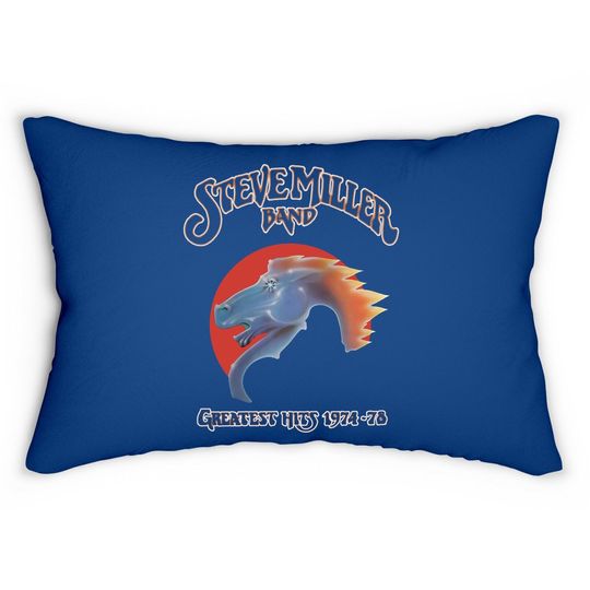 Steve Miller Band Lumbar Pillow Cotton Fashion Sports Casual Round Neck Short Sleeve Lumbar Pillow
