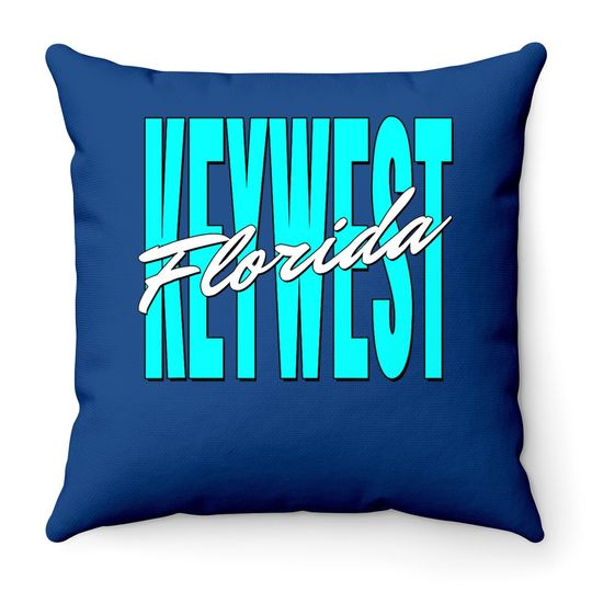 Key West Florida Throw Pillow
