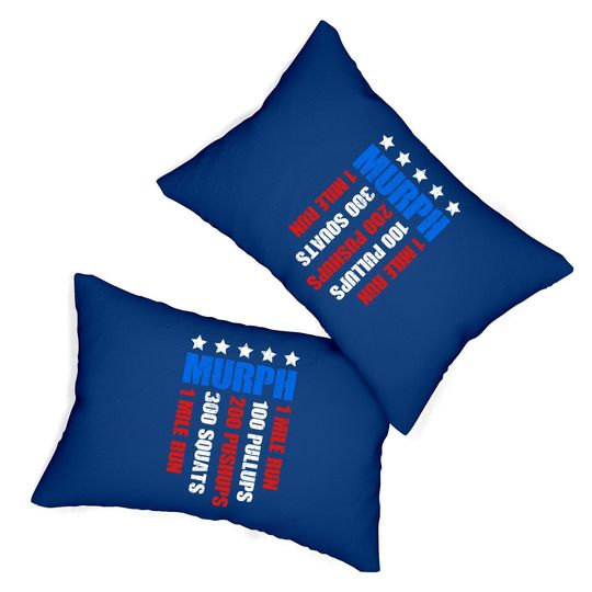 Murph 2021 Memorial Day Workout Patriotic Wod Gift Lumbar Pillow Lumbar Pillow