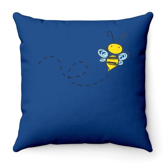 Bumble Bee Throw Pillow