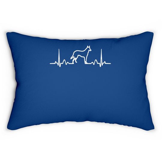 Funny Dog Heartbeat Lumbar Pillow
