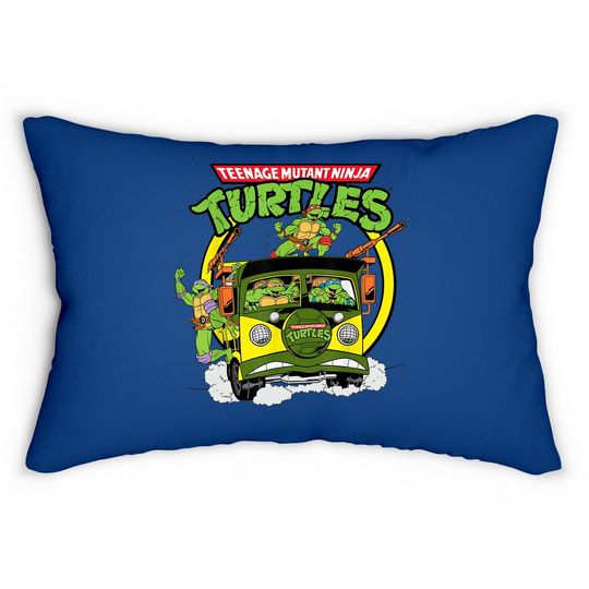 Teenage Mutant Ninja Turtles Truck Speeding Lumbar Pillow