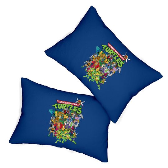 Teenage Mutant Ninja Turtles Large Character Group Lumbar Pillow