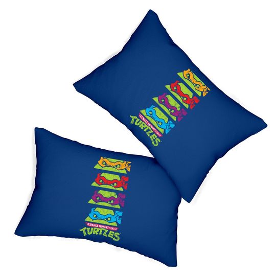 Teenage Mutant Ninja Turtles Paneled Faces Lumbar Pillow