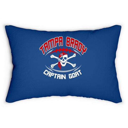 Buccaneers Championship Tampa Florida Captain Lumbar Pillow