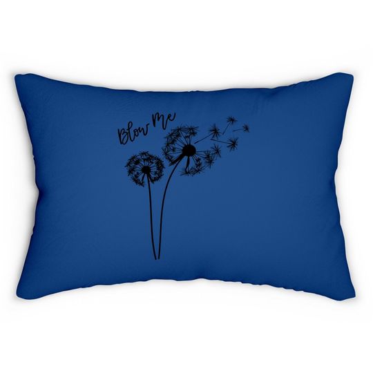 Blow Me Dandelion Lumbar Pillow