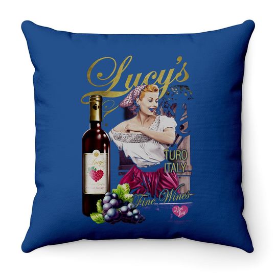 I Love Lucy 50's Tv Series Bitter Grapes Adult Throw Pillow