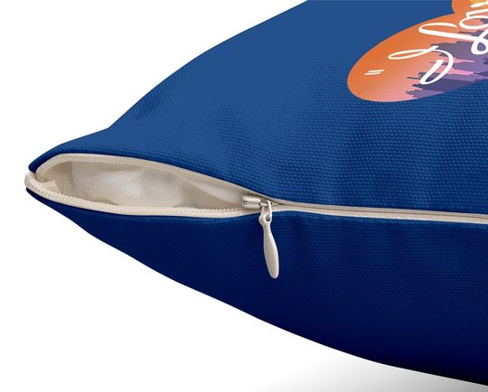 I Love Lucy Throw Pillow City Logo Black Throw Pillow