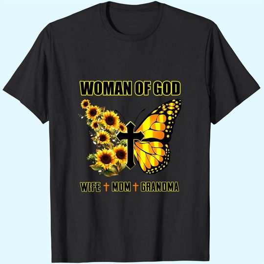 Discover Woman Of God Wife Mom Grandma Classic T-Shirt