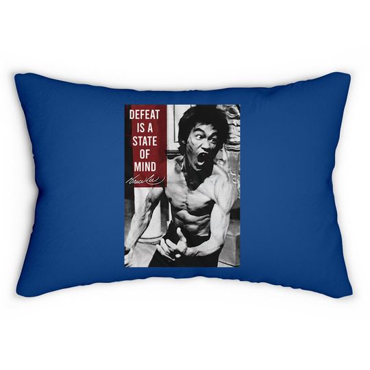 Bruce Lee Quote Chinese Martial Arts Icon Lumbar Pillow